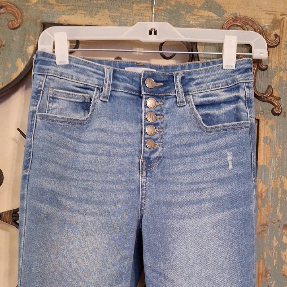 Jelly Jeans Ripped & Distressed  Wide Leg Jeans. NWOT Size 3 - Picture 5 of 11
